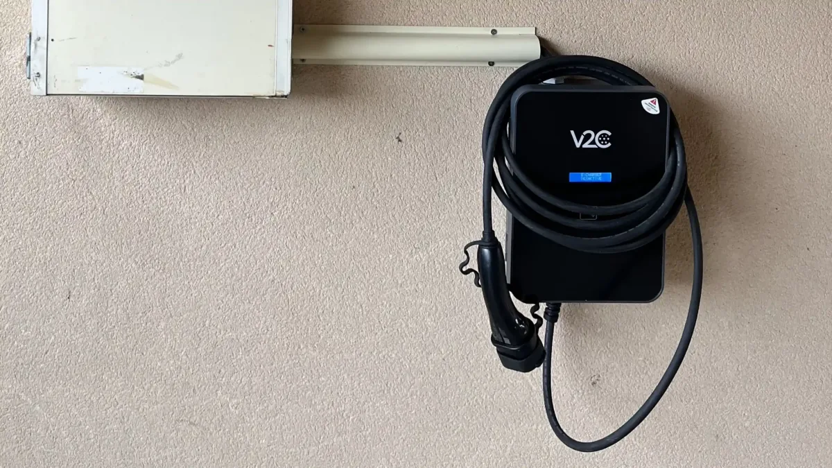 Borne de recharge IRVE à Aubervilliers