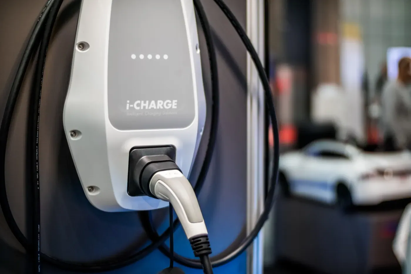 Borne de recharge IRVE à Aubervilliers